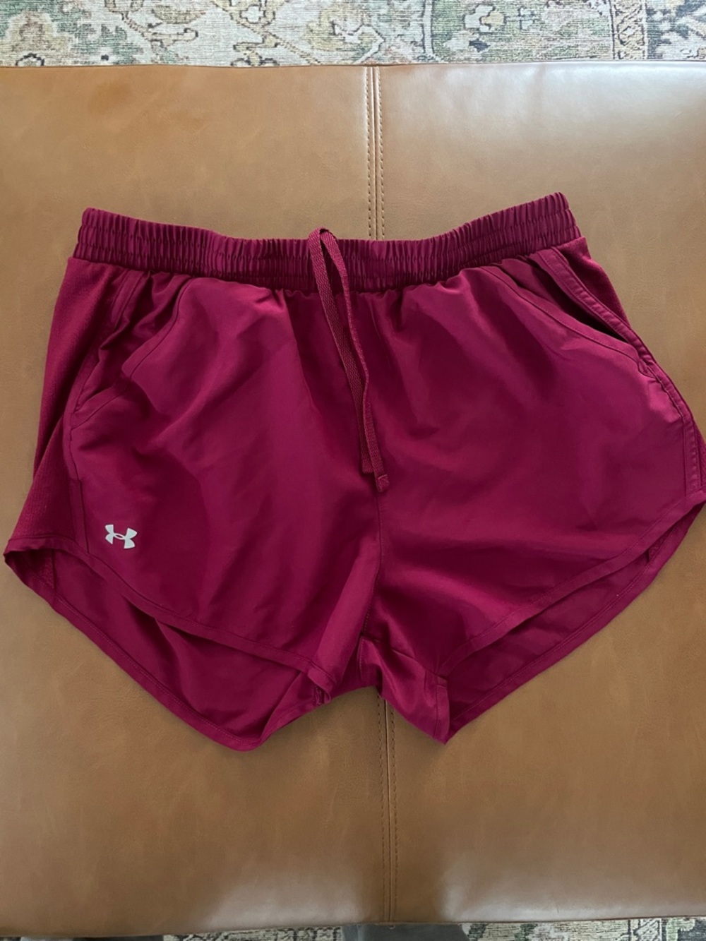 Under Armour Women's Deep Berry Athletic Shorts